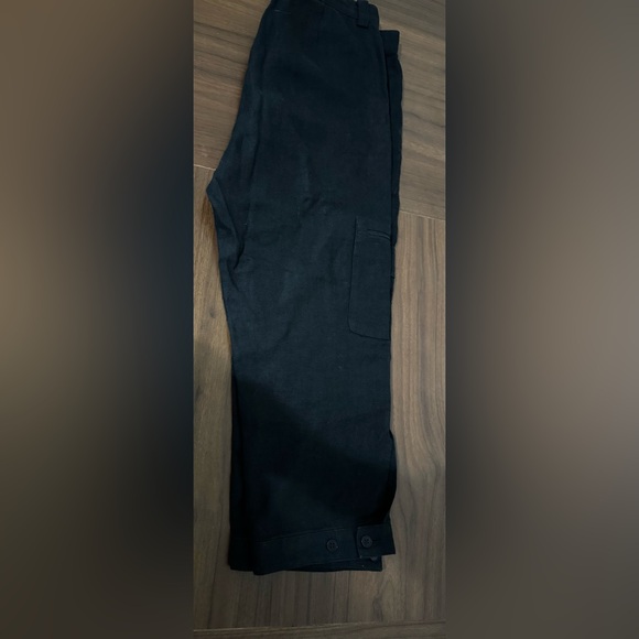Lauren Ralph Lauren black linen cargo pants size 8 - Picture 7 of 16